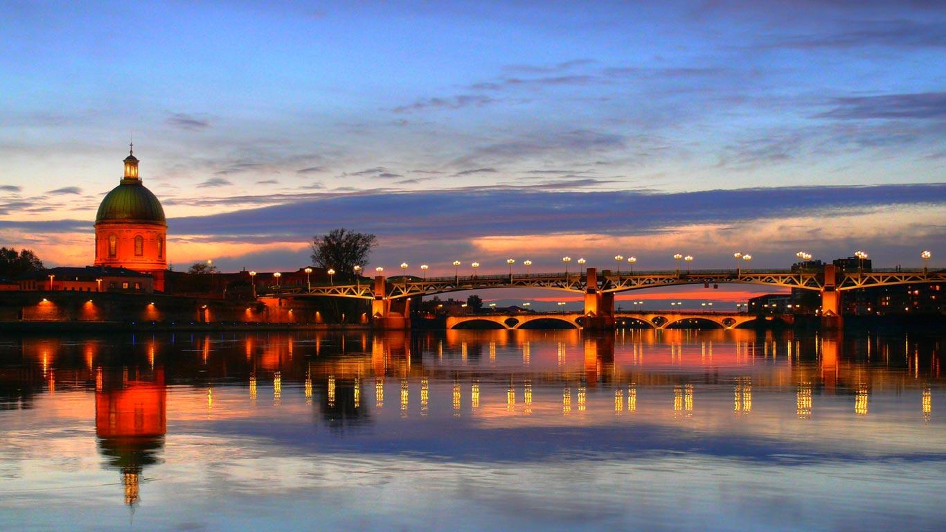 Toulouse-city night