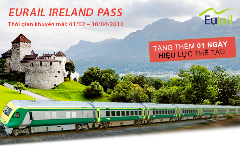 thẻ eurail ireland pass
