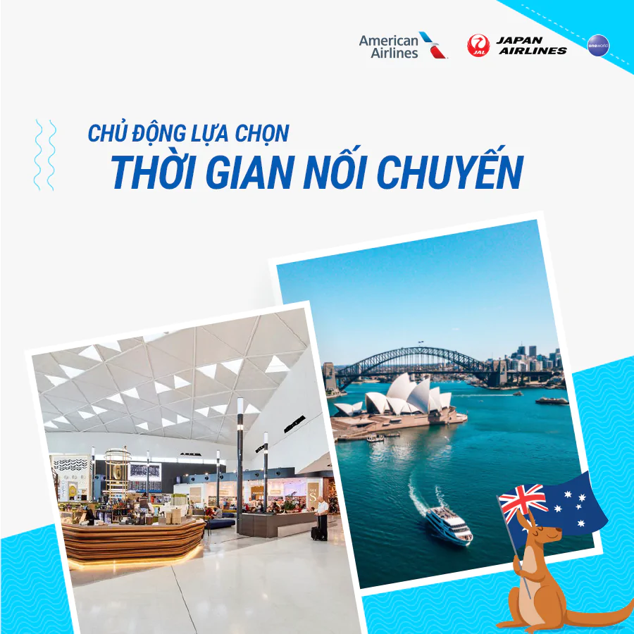 Chủ động lựa chọn thời gian nối chuyến