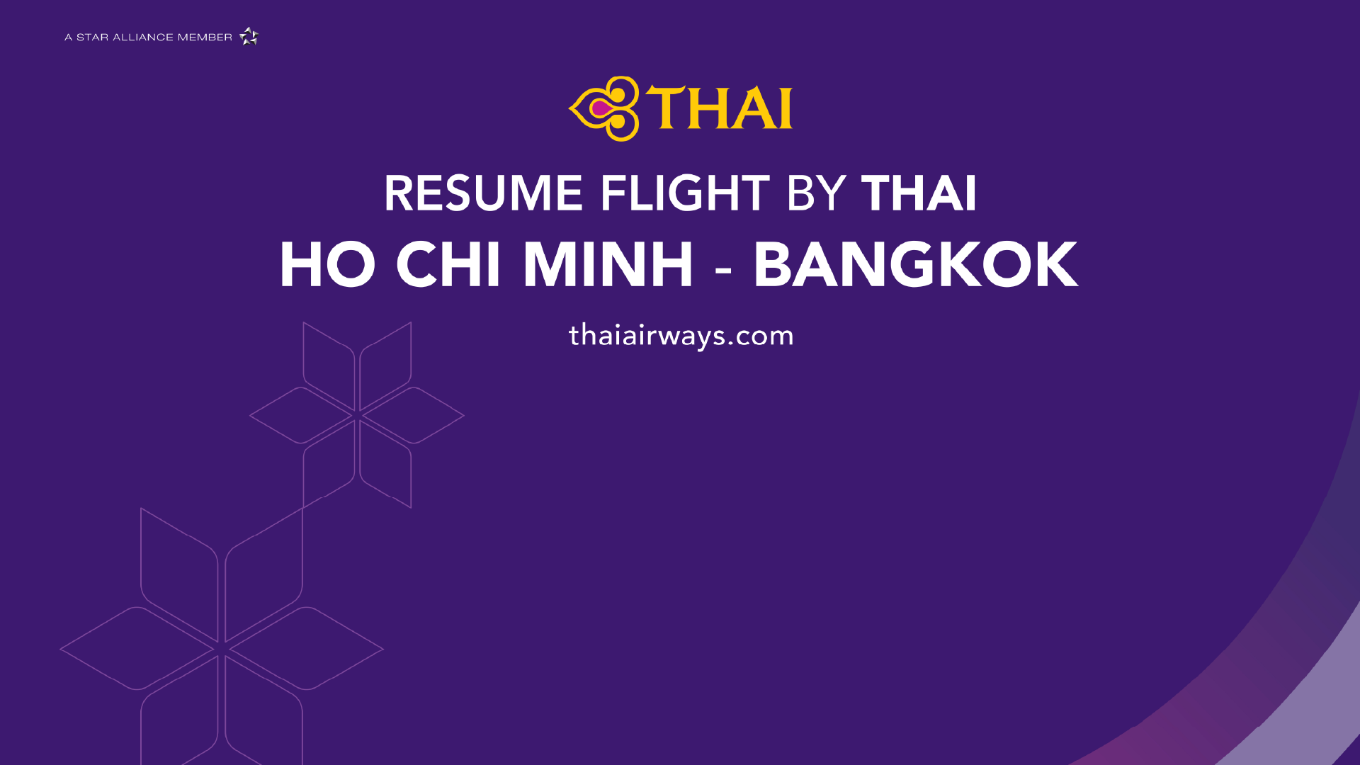 Góp ý The THAI Networking for TG flight resumption event