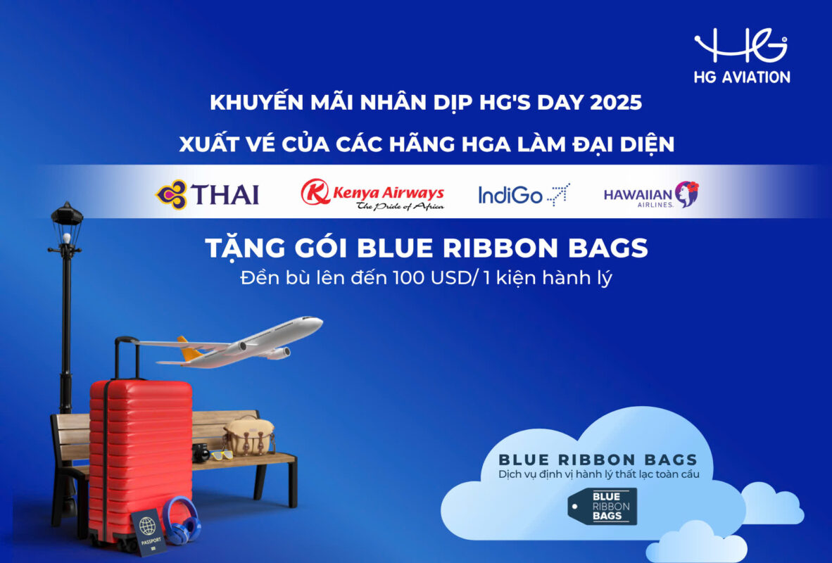 Blue Ribbon Bags là dịch vụ quốc tế giúp theo dõi định vị hành lý và đền bù khi hành lý bị thất lạc